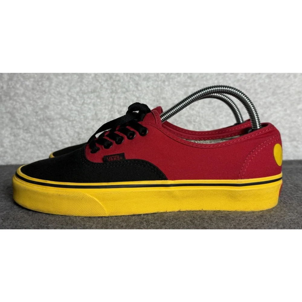 Vans x Disney 90th Anniversary Mickey Mouse Shoe Red Yellow M 9 / W 10.5 Limited